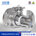 ANSI stainless steel ISO5211 Pad Flange ball valve